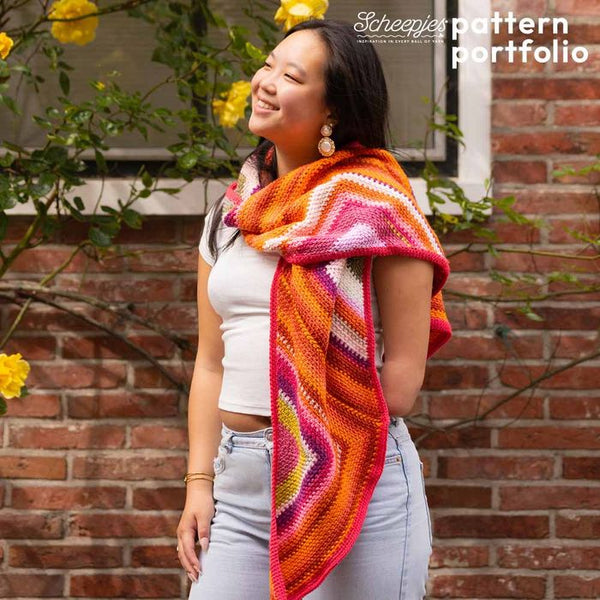 Garenpakket Zinnia zigzag scarf