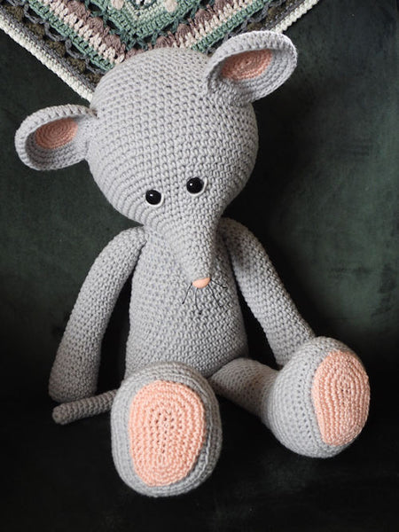 Haakpakket XXL Funny Mouse grijs