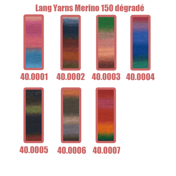 Lang Yarns Merino 150 Dégradé 50g