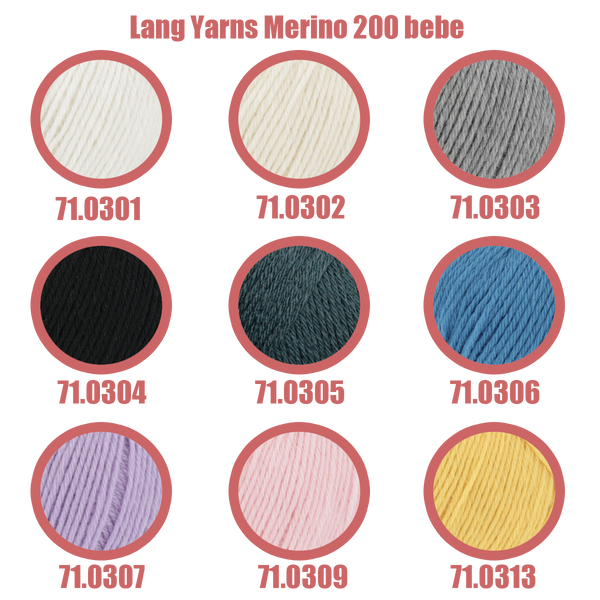 Lang Yarns Merino 200 Bébé 50g