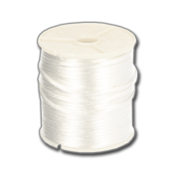 Wit satijnkoord 3mm
