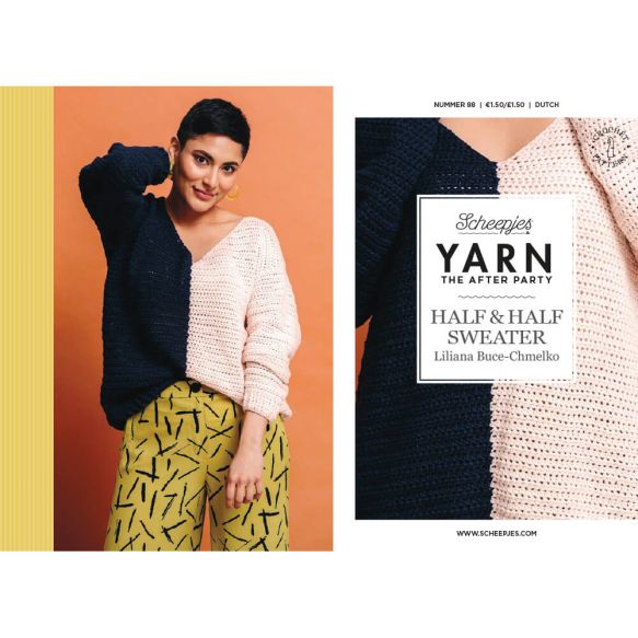 Yarn the after party nr. 88 Half & half cardigan