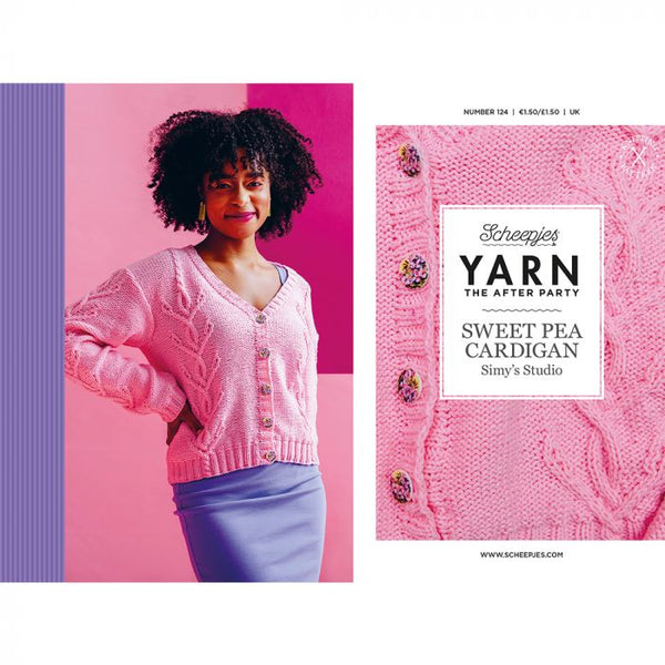 Yarn the after party nr. 124 Sweet pea cardigan