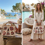 Haakpakket Boho Flower Granny tas