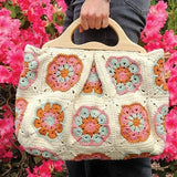 Haakpakket Boho Flower Granny tas