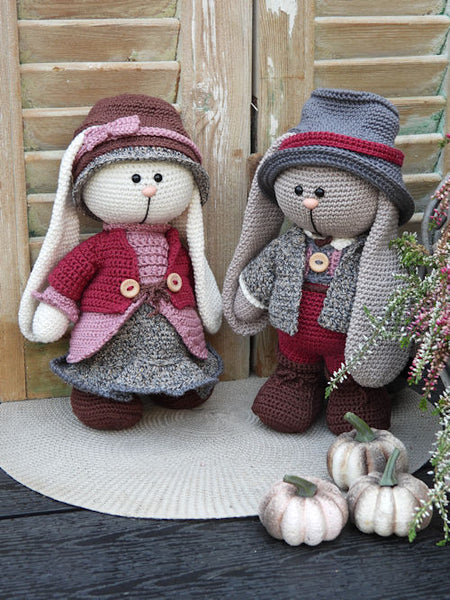 Haakpakket Funny bunny set Lena & Lucas