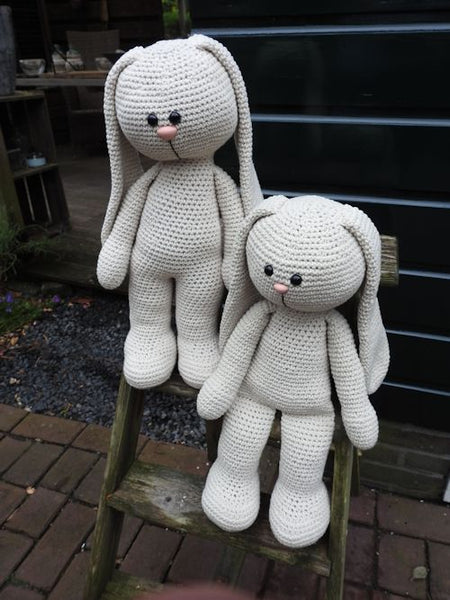 Haakpakket XXL Funny Bunny Basic linnen