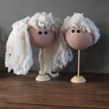 Haakpakket XXL Funny doll pruikenset ivoor