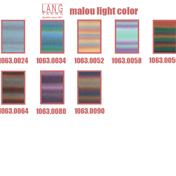Lang Yarns Malou Light Color