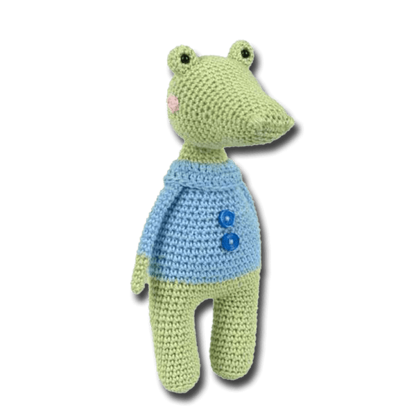 Tuva Haakpakket amigurumi Kobi the Crocodile
