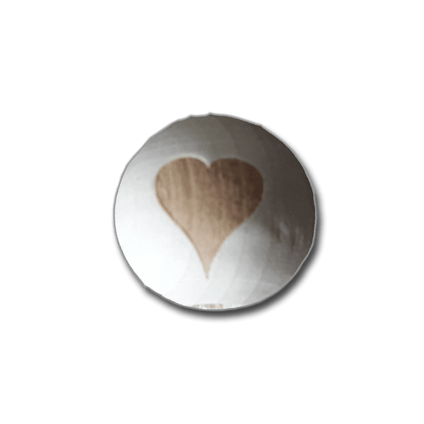 Houten kralen hartje