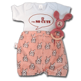 Romper met korte mouwen I'm so cute