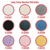 Lang Yarns Merino 200 Bébé 50g