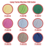 Lang Yarns Merino 200 Bébé 50g