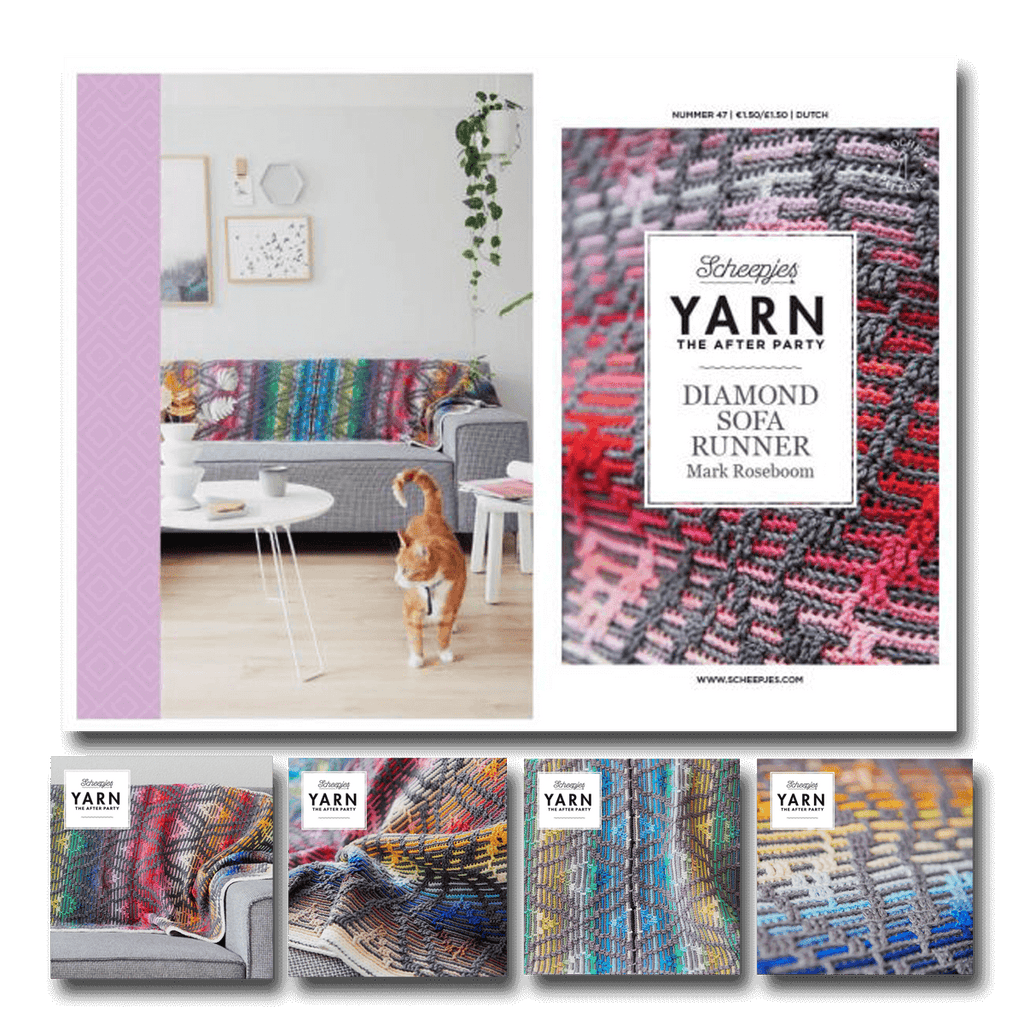 Yarn the after party nr. 47 Diamond Sofa Runner