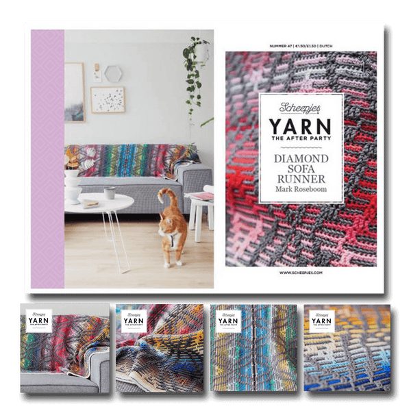 Yarn the after party nr. 47 Diamond Sofa Runner