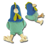 Knuffel bonte kip