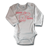 Romper met lange mouwen Happy hippo